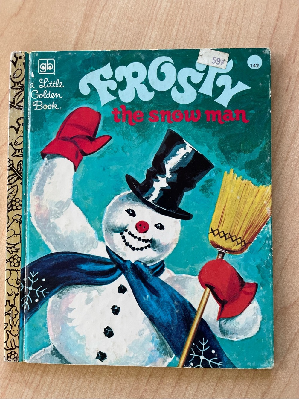 4/$20📚 Vintage 1977 Frosty the Snowman-Little Golden Book